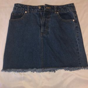 Denim skirt